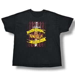 Vintage Y2K USC Trojans Pac10 Skull Graphic Tee Shirt Tribal Pac12 NCAA XL